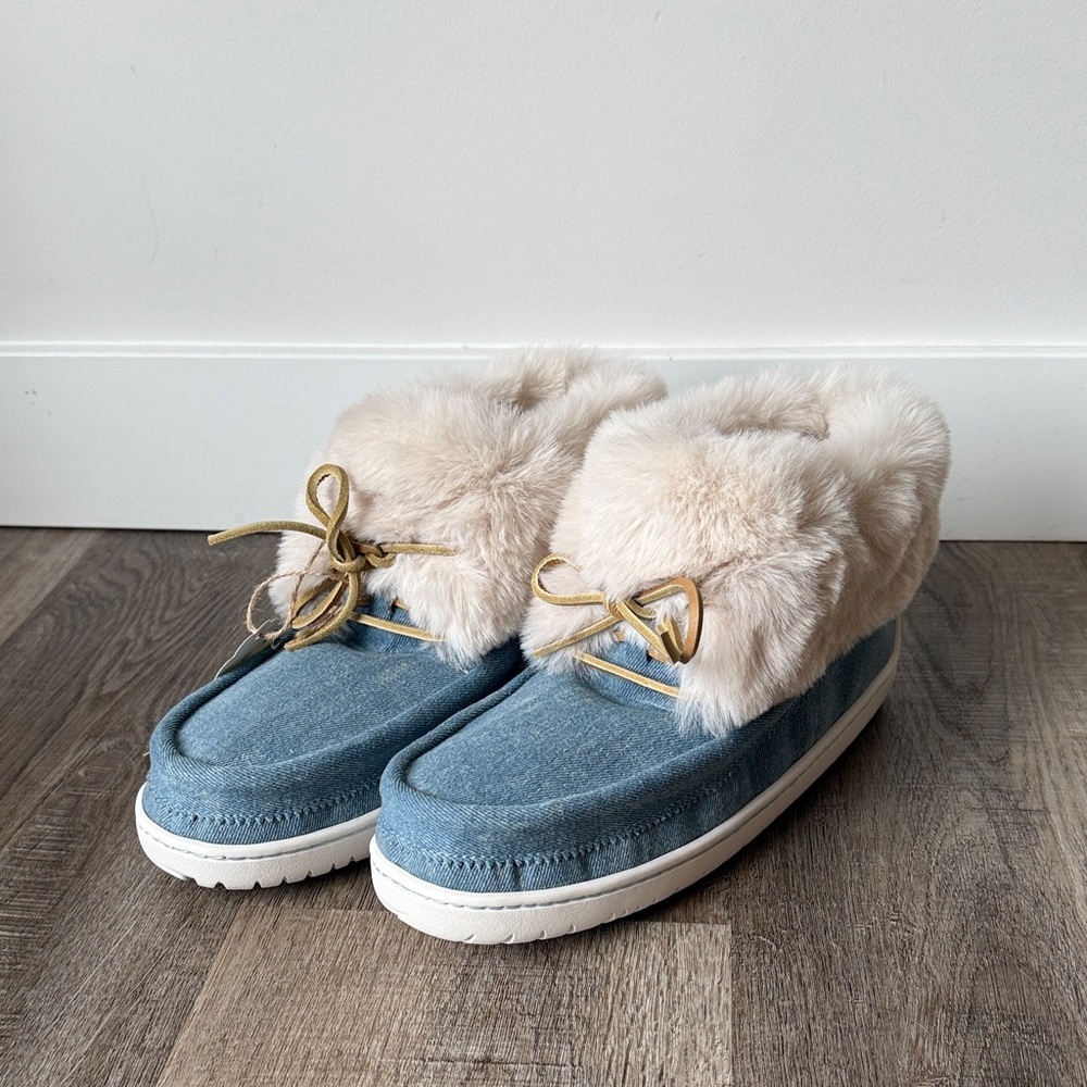 MANITOBA MUKLUKS Micro Denim Mukluk - Vintage Denim